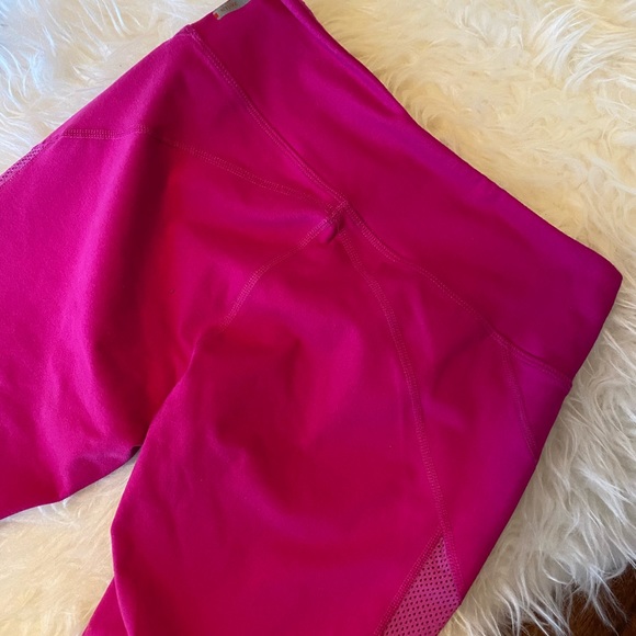 EUC✨ Fuchsia Zella Moto Mesh Active Leggings - Picture 6 of 7
